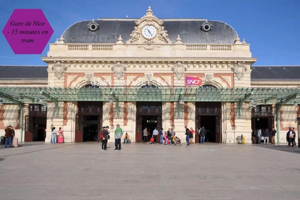 Studio - 1 Minute De La Plage Et De La Promenade Des Anglais Ницца Экстерьер фото